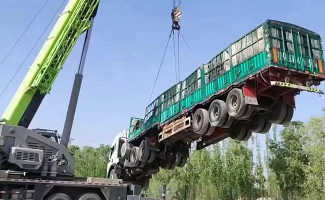 兰山区道路脱困救援案例